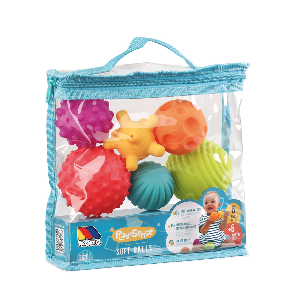 Bolsa 6 Pelotas Sensoriales