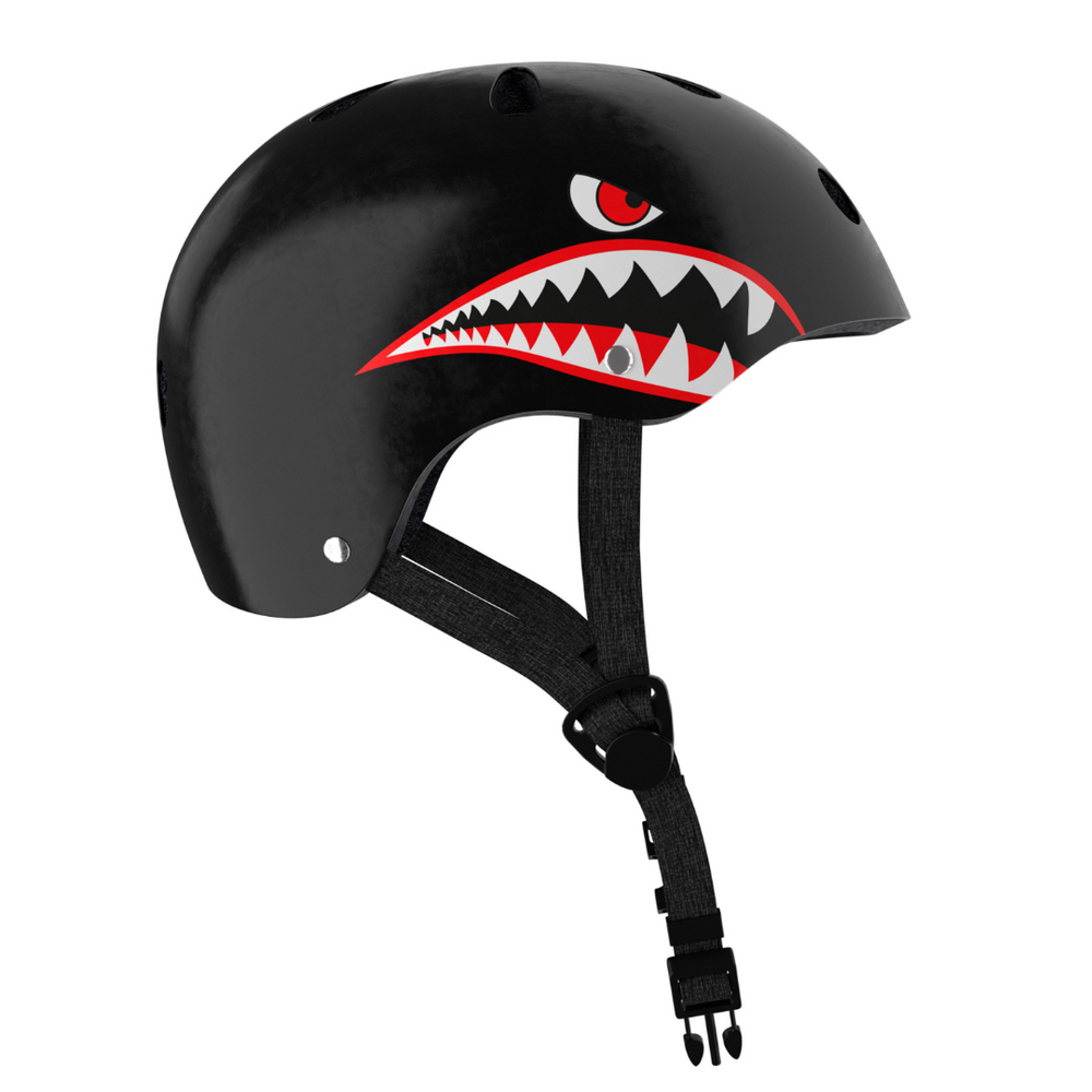 Casco Infantil Negro Shark